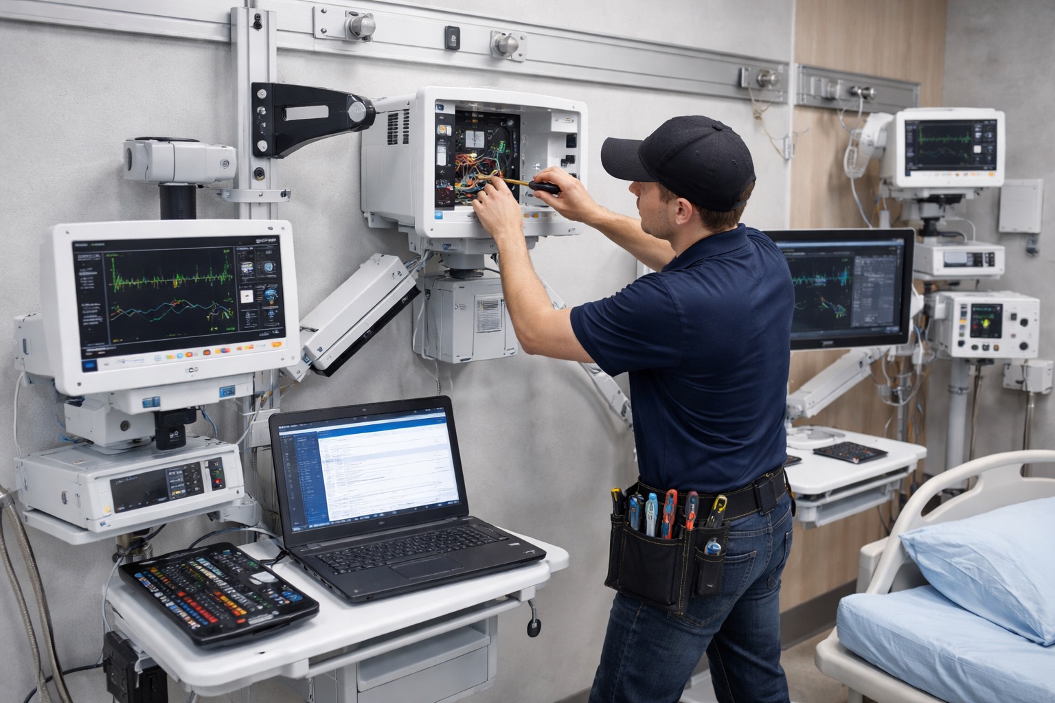 Ongoing maintenance and support for hospital equipment